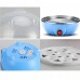Egg Steamer 14 Egg Double-Layer Lazy Egg Steamer Large-Capacity Electric Boiled Egg Multifunction, Boiled Egg, Heated Milk, Heating, Etc. With Automatic Shutdown Function(Bule)